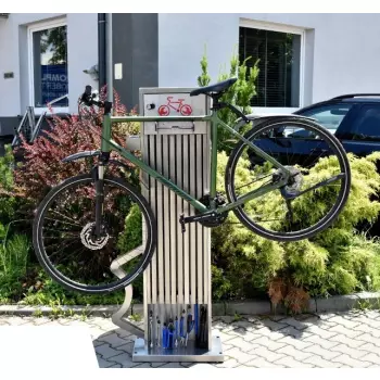 Stacja naprawcza do rowerów